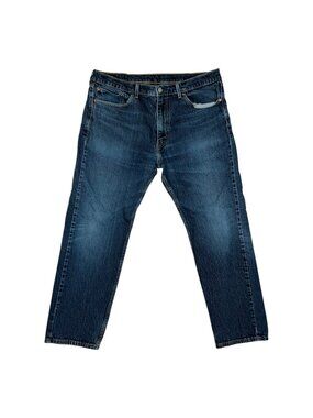Levi’s 505 Blue Denim Jeans Size 38x30 Medium Dark Wash